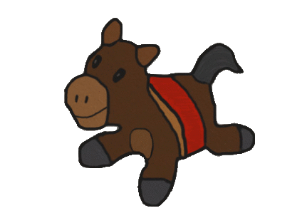 Imagem do cavalo de pelucia