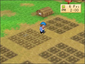 Imagem personagem usando um regador